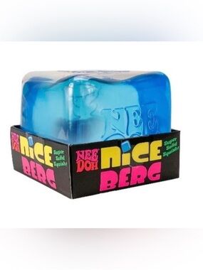 AUTHENTIC NeeDoh Nice Berg Blue Squishy Toy XL NWT RARE